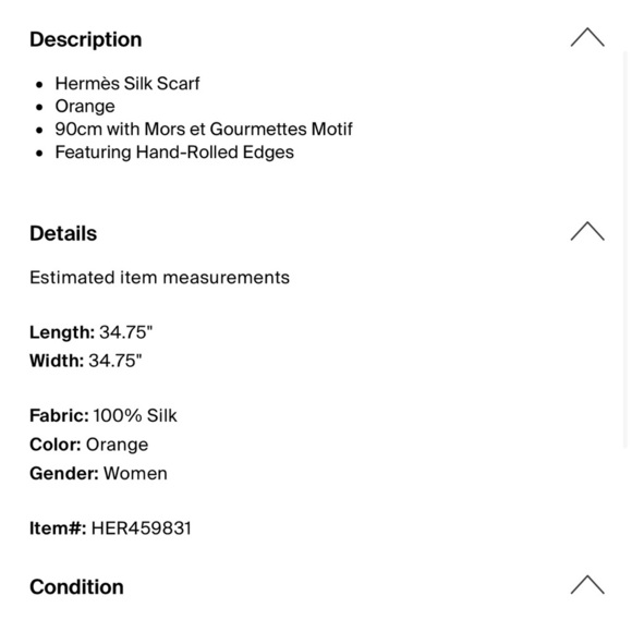 Hermès Mors et Gourmettes silk scarf - Picture 8 of 8